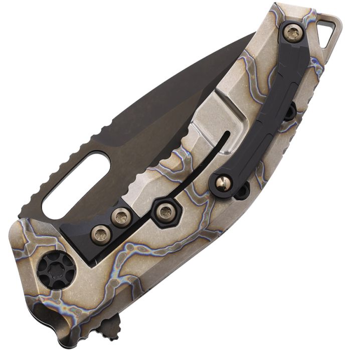 Heretic Knives Medusa Framelock Flame Titanium