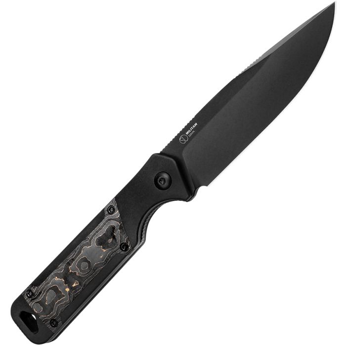 Kizer Cutlery Militaw Fixed Blade Gold Carbon Fiber