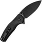 Kizer Cutlery Mini Grouper Button Lock Black