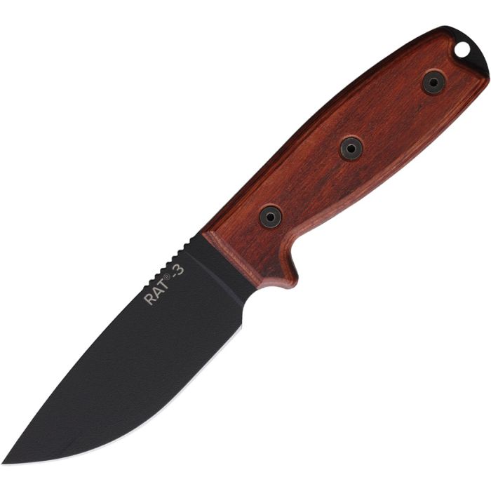 Ontario RAT 3 Fixed Blade Black