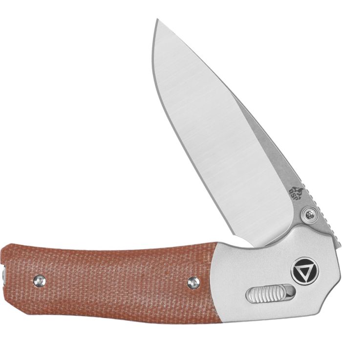 QSP Knife Vault Glyde Lock Tan Micarta