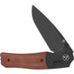 QSP Knife Vault Glyde Lock Black Tan Micarta