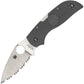 Spyderco Chaparral Lightweight Lockback Gray Serrated