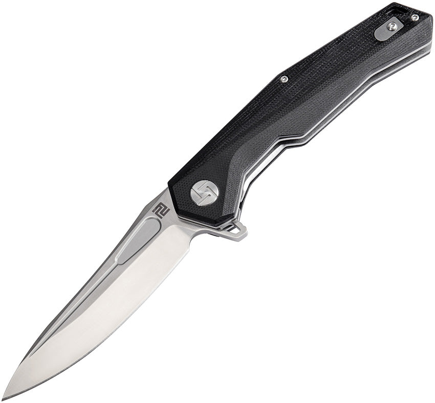 Artisan Zumwalt Linerlock Black D2 1808P-BKC