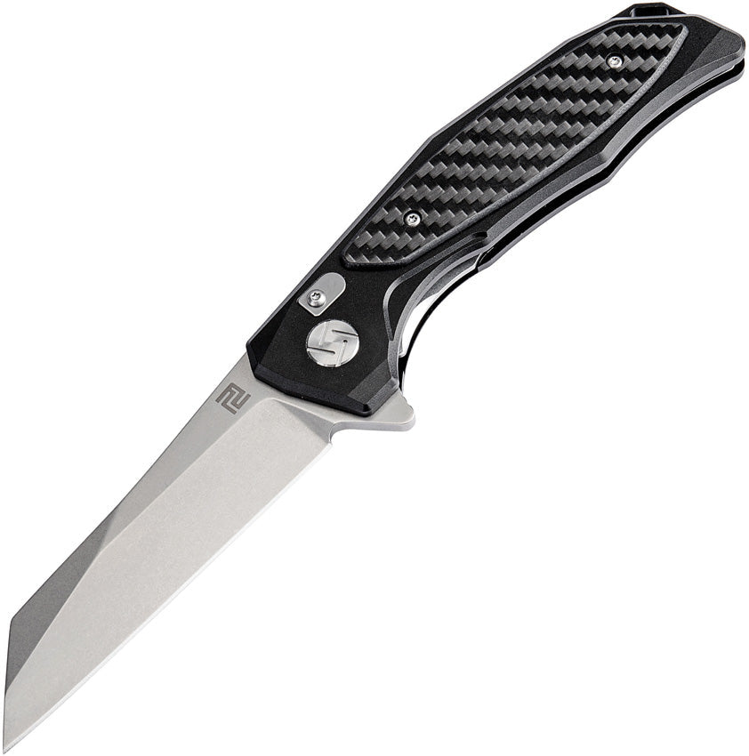 Artisan Megahawk Linerlock CF D2 1809P-BCF