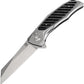 Artisan Megahawk Linerlock Gray CF D2 1809P-GCF