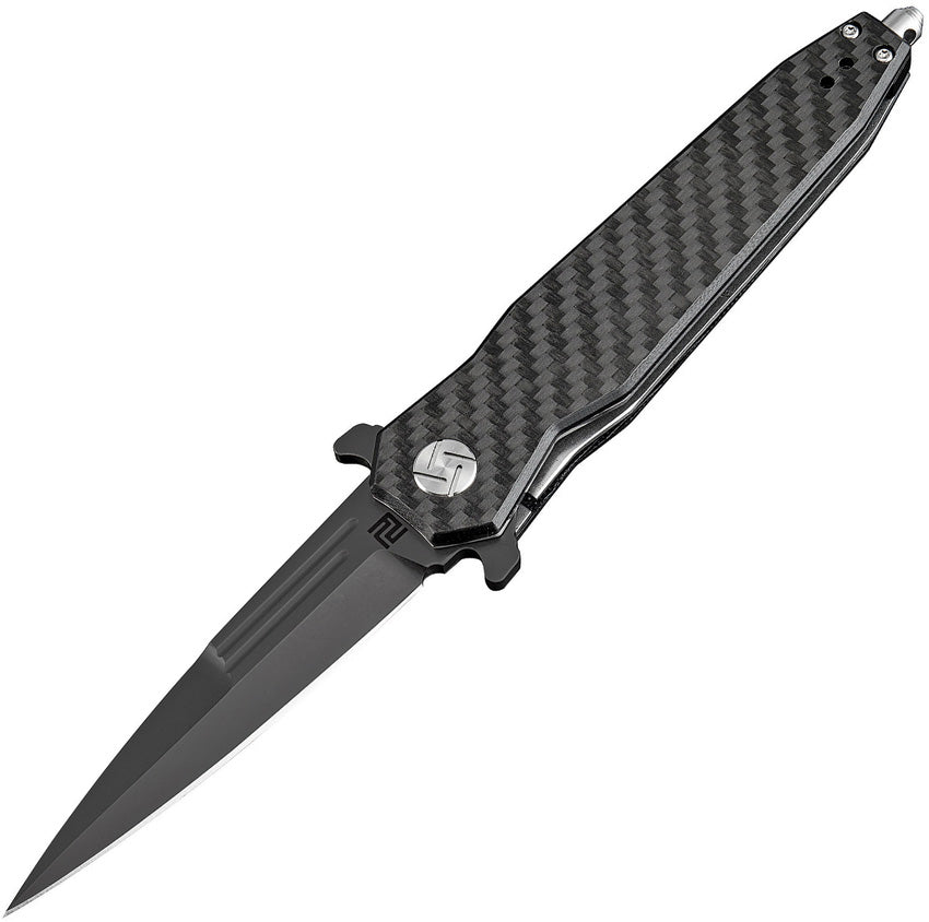 Artisan Hornet Linerlock D2 CF 1810P-BCF