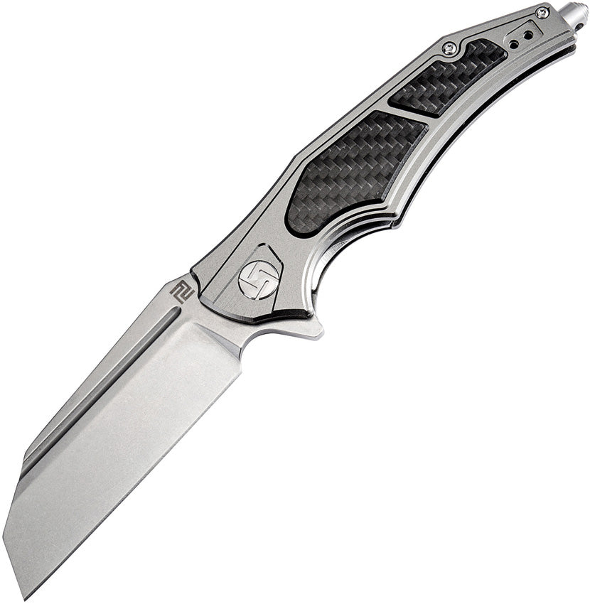 Artisan Apache Nomad Linerlock Gray CF 1813P-GCF