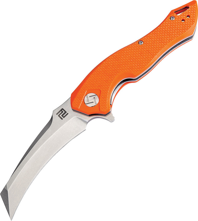 Artisan Eagle Linerlock Orange D2 1816P-OEF