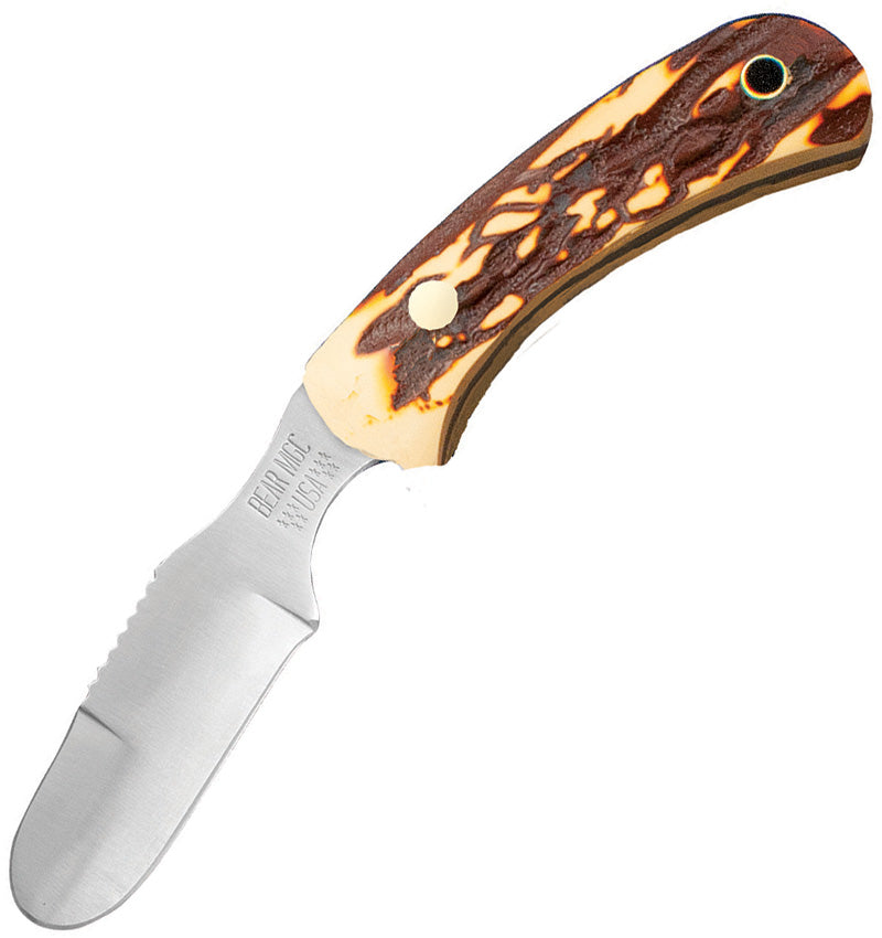 Bear & Son Fixed Blade Stag Delrin Satin Finish