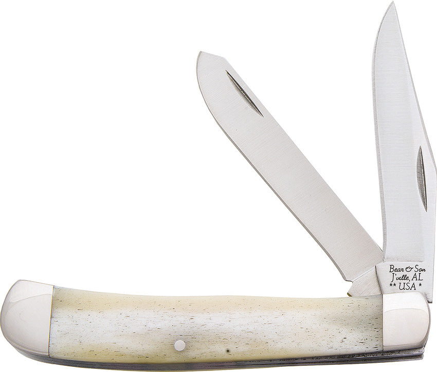 Bear & Son Trapper White Smooth Bone