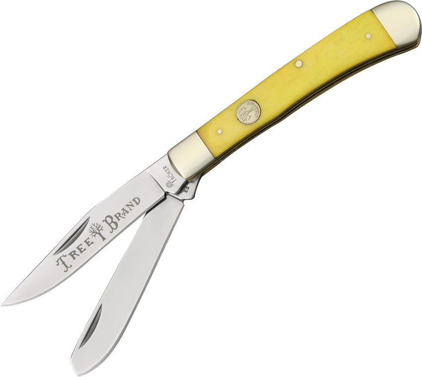 Boker Trapper Yellow Bone