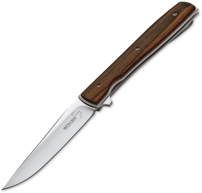 Boker Plus Urban Trapper Framelock Wood Handle