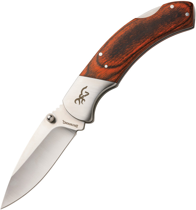 Browning Lockback Brown Pakkawood 3220369