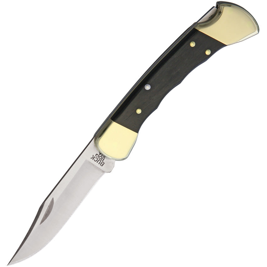 Buck Hunter Lockback Crelicam Ebony Handle