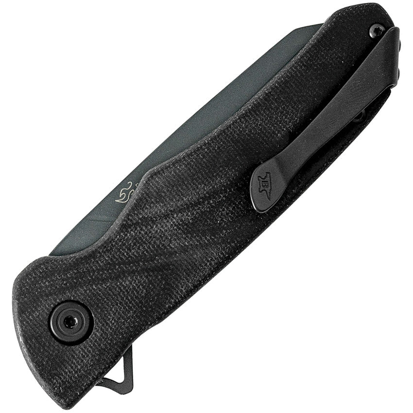 Buck Sprint Ops Linerlock Micarta Black