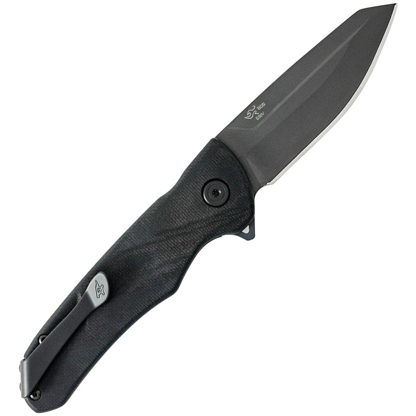 Buck Sprint Ops Linerlock Micarta Black