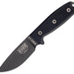 ESEE Model 3 Black G10 Plain Edge 3MILPBLK