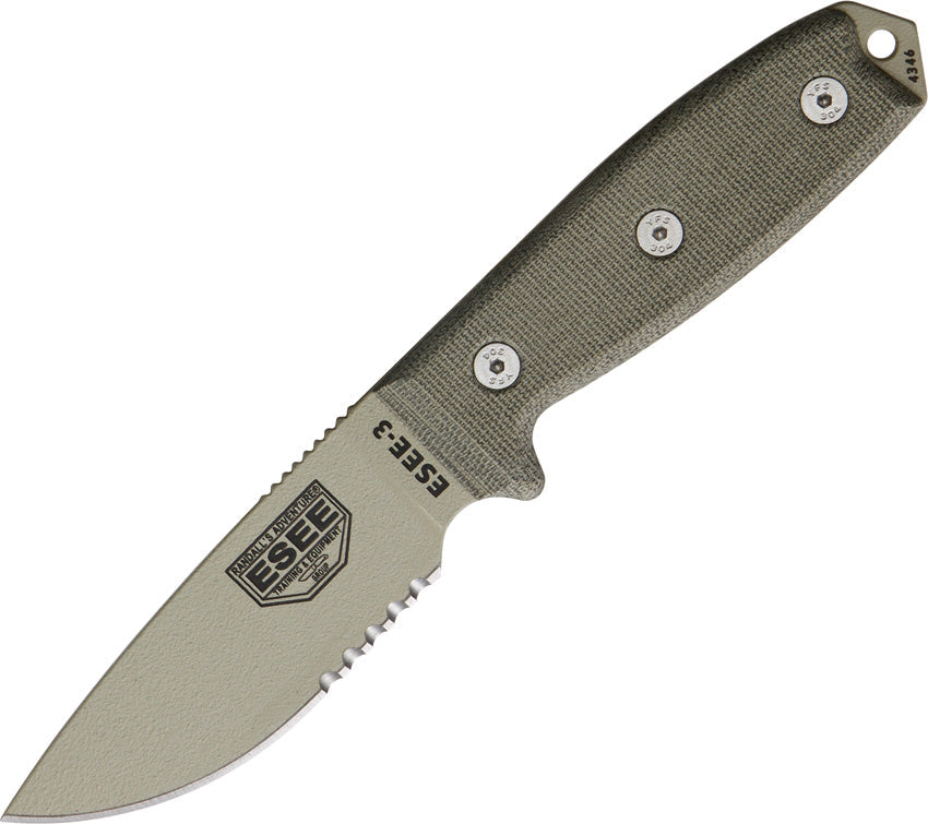 ESEE Model 3 Desert Tan Blade ES-3S-KO-DT