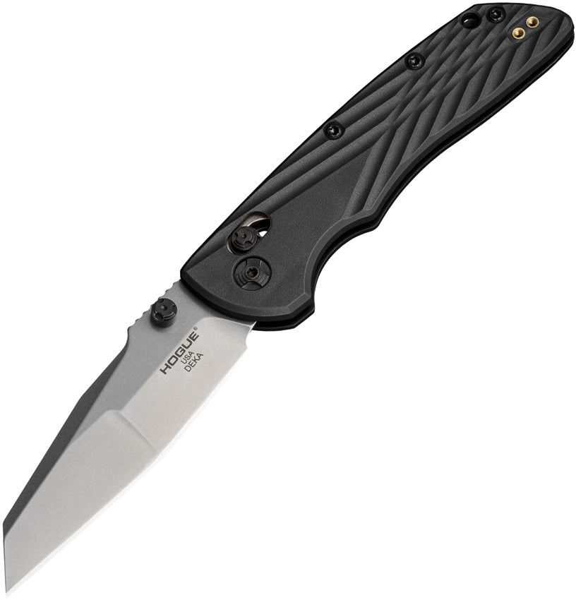 Hogue Deka ABLE Lock Black Wharncliffe Tumble Finish MagnaCut