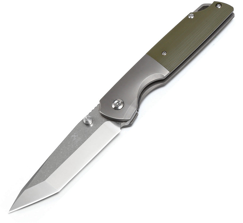 Kansept Knives Warrior Framelock Green K1005T5