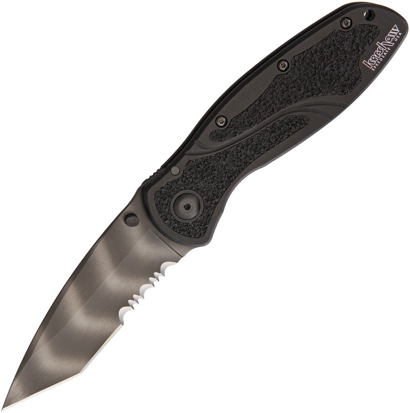 Kershaw Blur Tiger Striped Assisted Opening Serrated