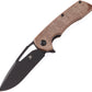 Kansept Knives Kryo Framelock Brown T1001B1