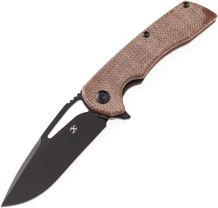 Kansept Knives Kryo Framelock Brown T1001B1