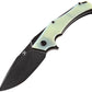 Kansept Knives Hellx Framelock D2 Jade KT1008A4