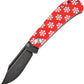 Kansept Knives Bevy Folder Red Snowflake T2026SC