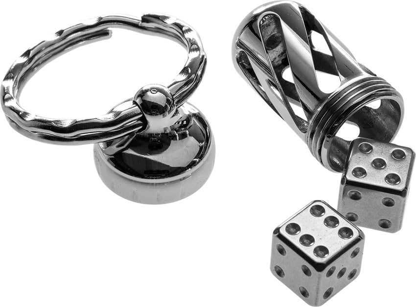 LionSTEEL Acorn Dice Set of 2 DD IN