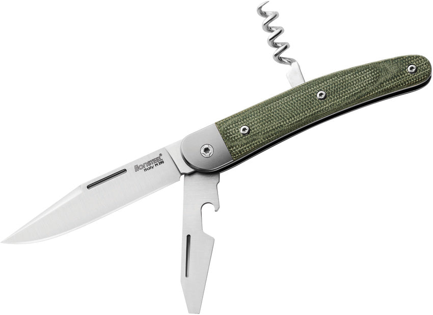 LionSTEEL Jack Folder Green Micarta JK3 CVG