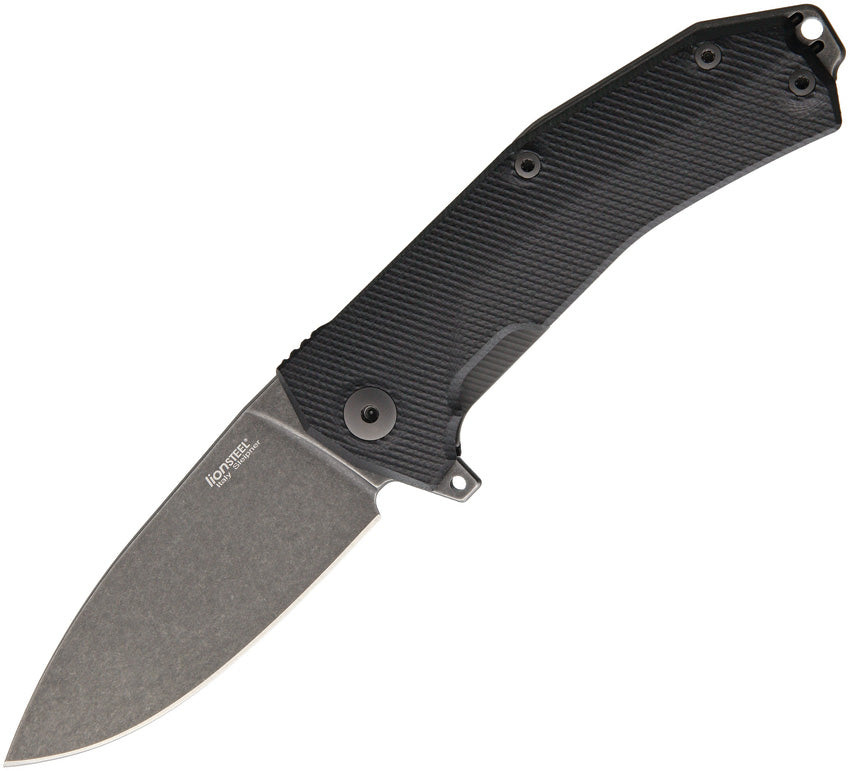 LionSTEEL KUR Linerlock Bl Stonewash KUR B BK