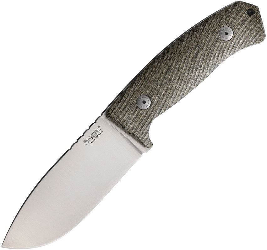 LionSTEEL M3 Fixed Blade Green M3 CVG