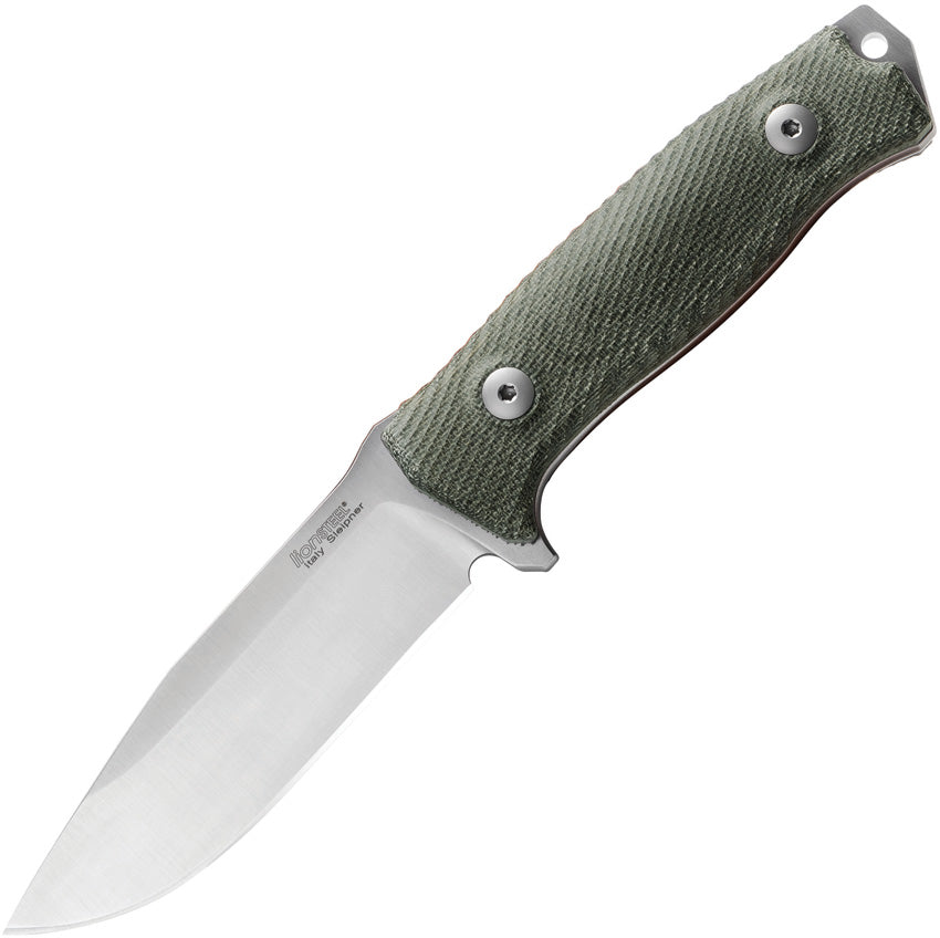 LionSTEEL M5 Fixed Blade Green Micarta M5 CVG