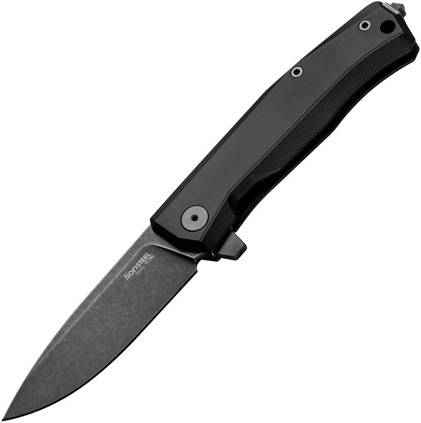 LionSTEEL Myto Framelock Aluminum Black MT01A BB