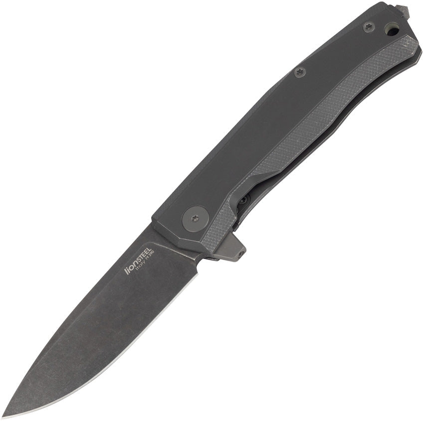 LionSTEEL Myto Framelock Titanium Black MT01B BW