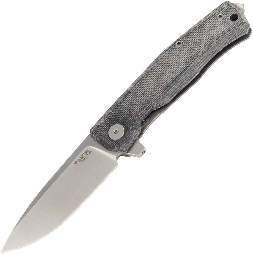 LionSTEEL Myto Framelock Blk Micarta MT01 CVB