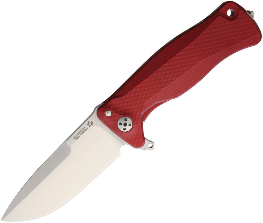 LionSTEEL SR11 Satin Red Framelock SR11A RS