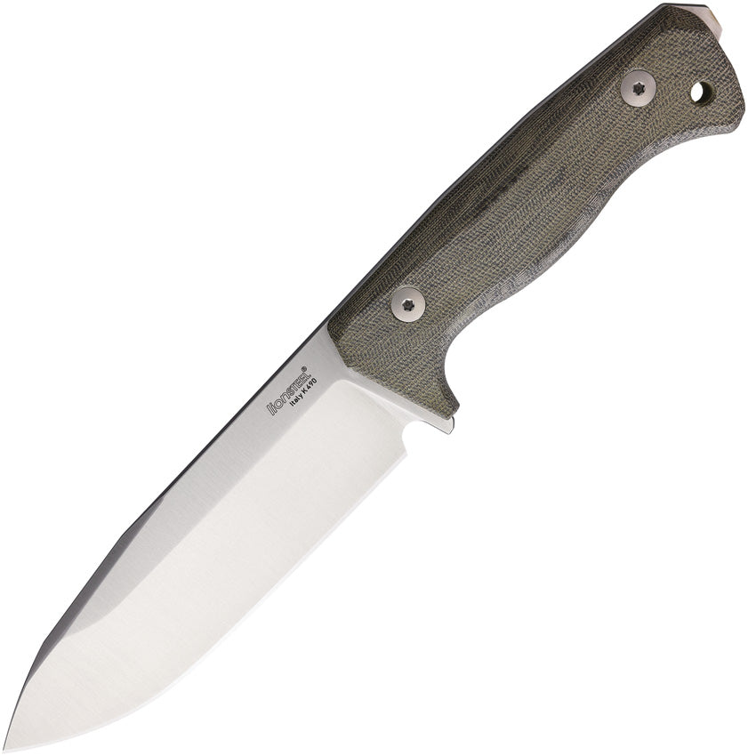 LionSTEEL T6 Fixed Blade Green Micarta T6 CVG