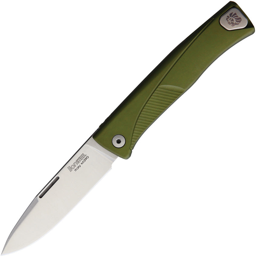 LionSTEEL Thrill Slip Joint Green Al TL A GS