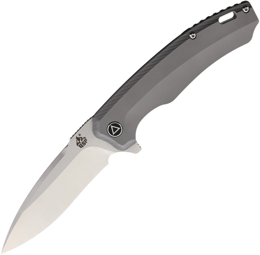 QSP Knife Woodpecker Framelock Gray
