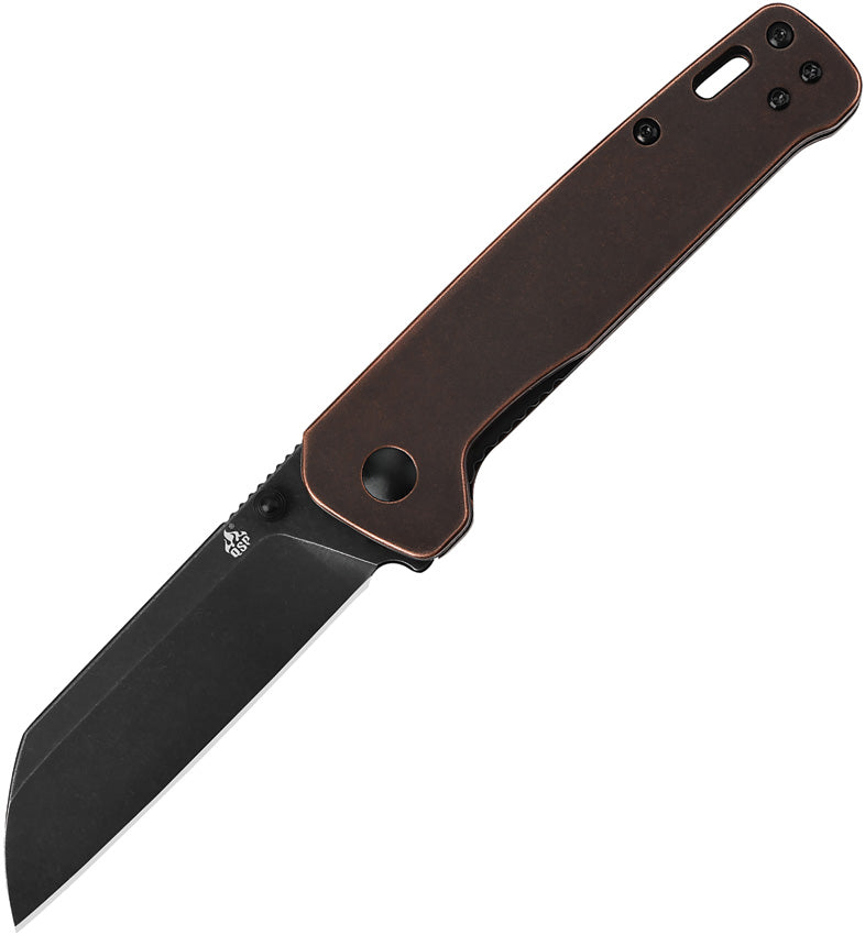 QSP Knife Penguin Linerlock Copper Black