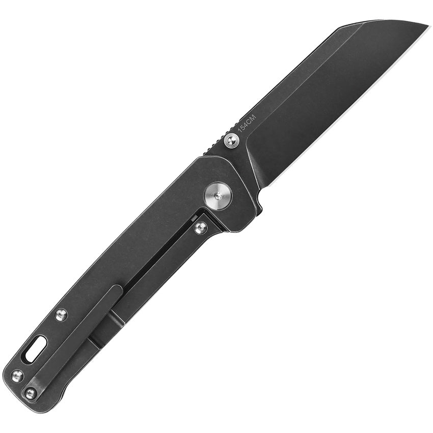 QSP Knife Penguin Linerlock Ti Black Stonewash