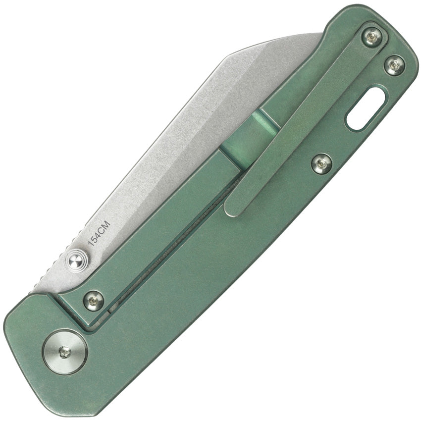 QSP Knife Penguin Linerlock Green