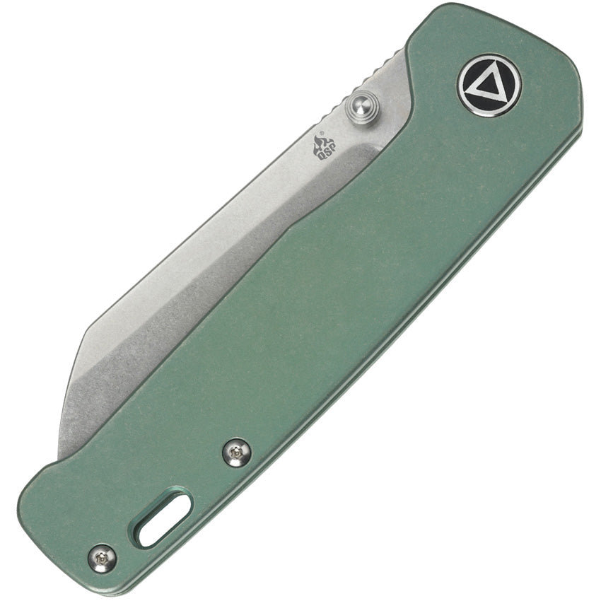 QSP Knife Penguin Linerlock Green