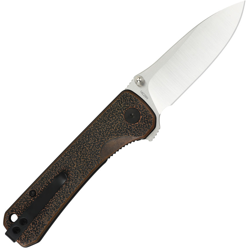 QSP Knife Hawk Linerlock Copper