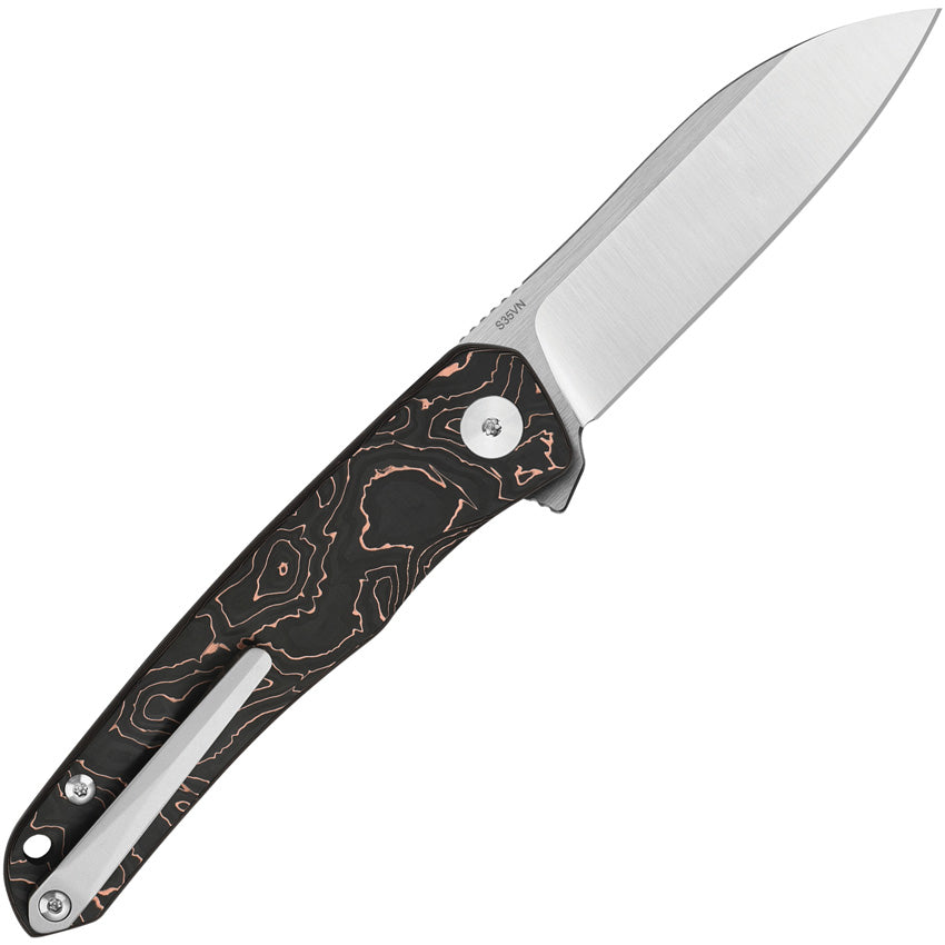 QSP Knife Otter Linerlock Copper Foil