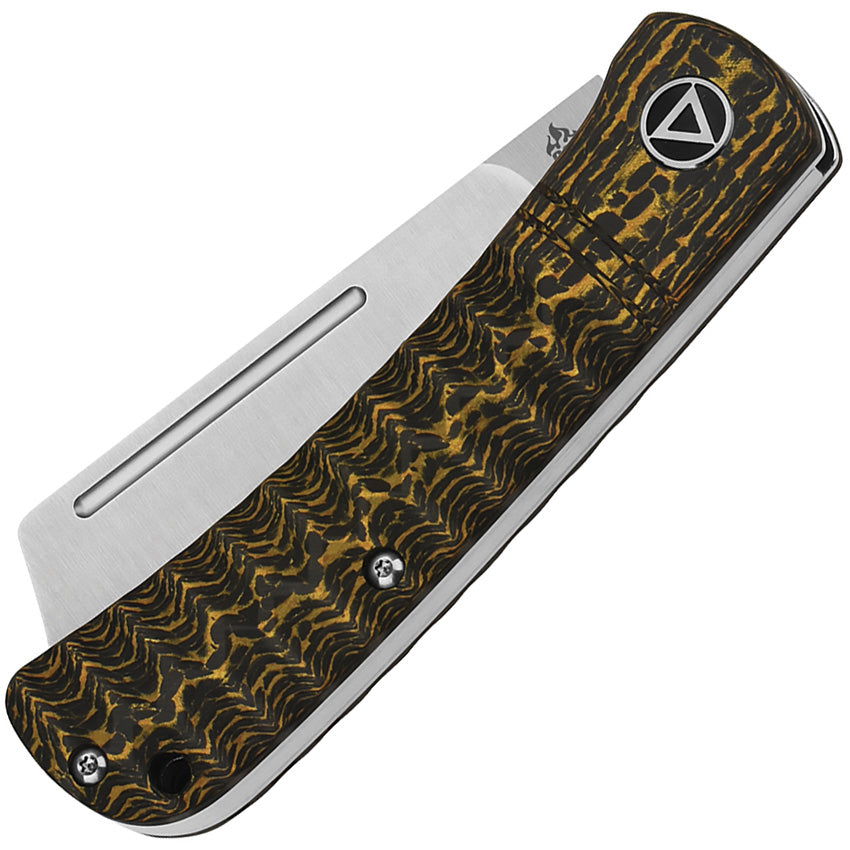 QSP Knife Hedgehog Slip Joint Golden CF
