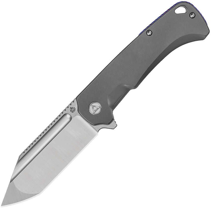 QSP Knife Rhino Framelock Gray Bohler M390 Tanto